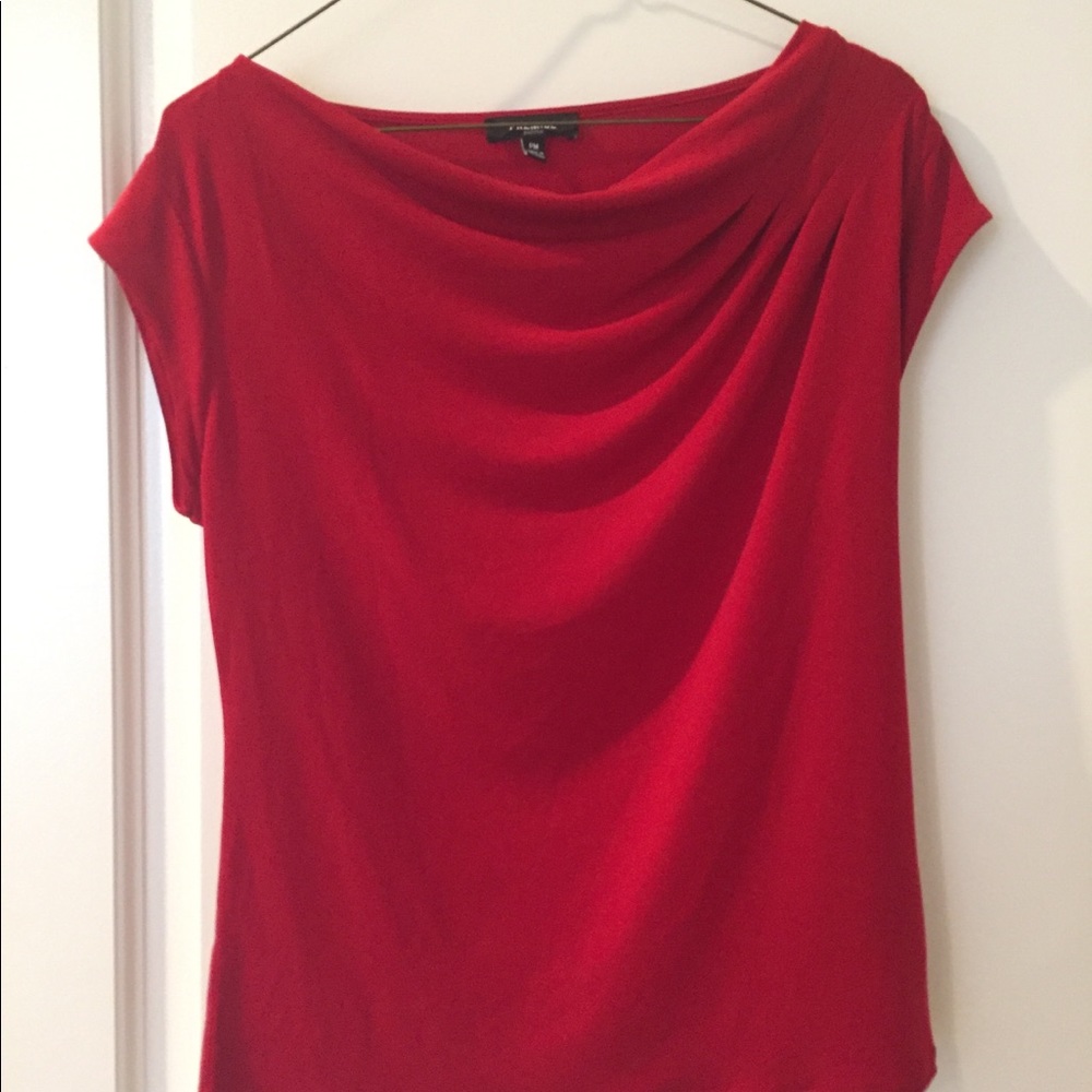 Professional red blouse